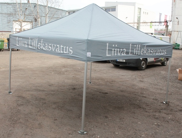 3x3m harmaa pop up teltta